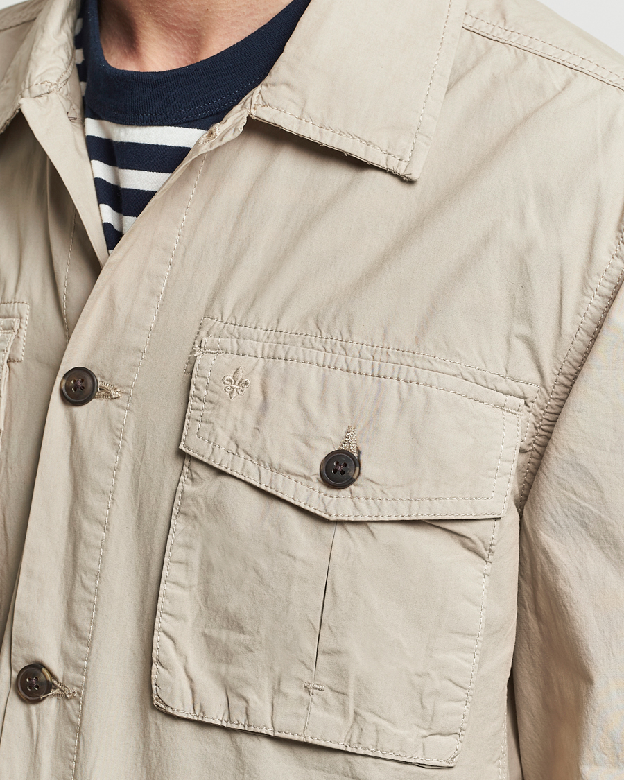 Men | Coats & Jackets | Morris | Harrison Cotton Shirt Jacket Khaki