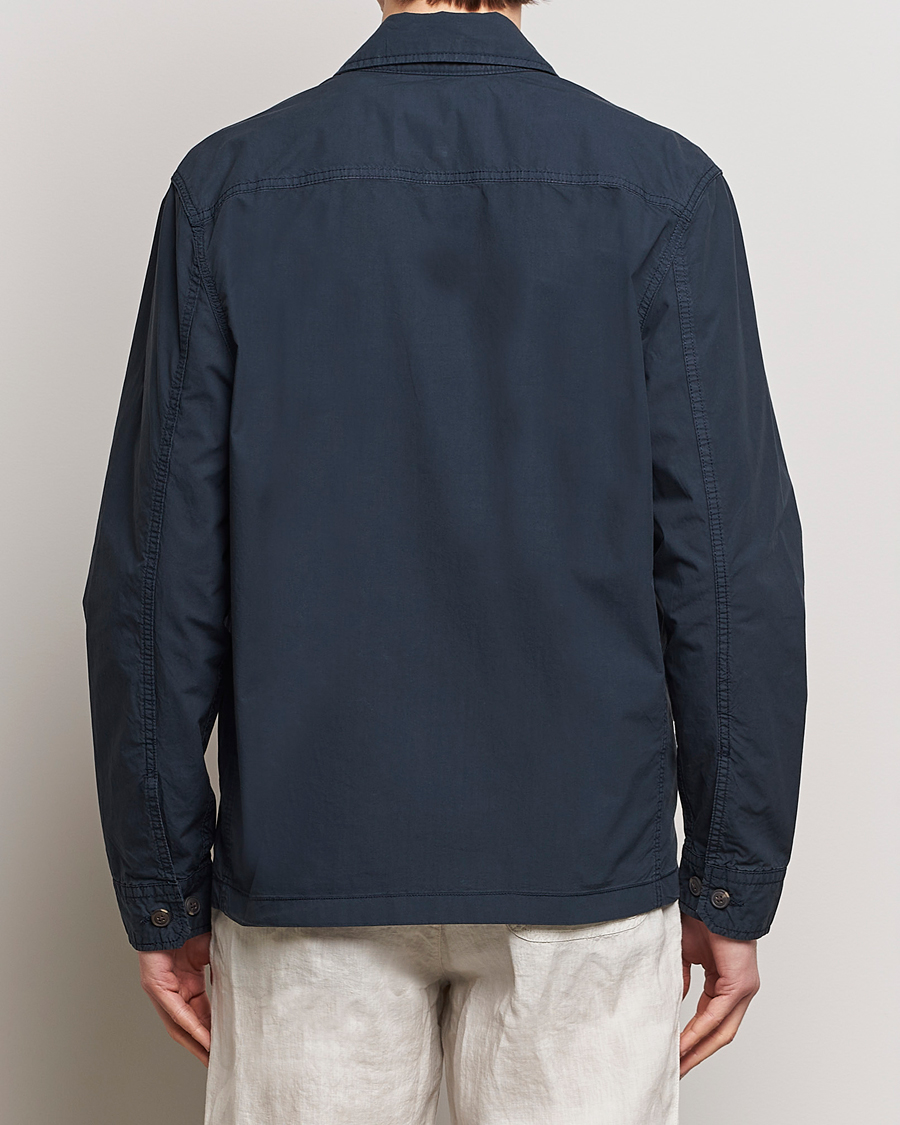 Men | Coats & Jackets | Morris | Harrison Cotton Shirt Jacket Old Blue