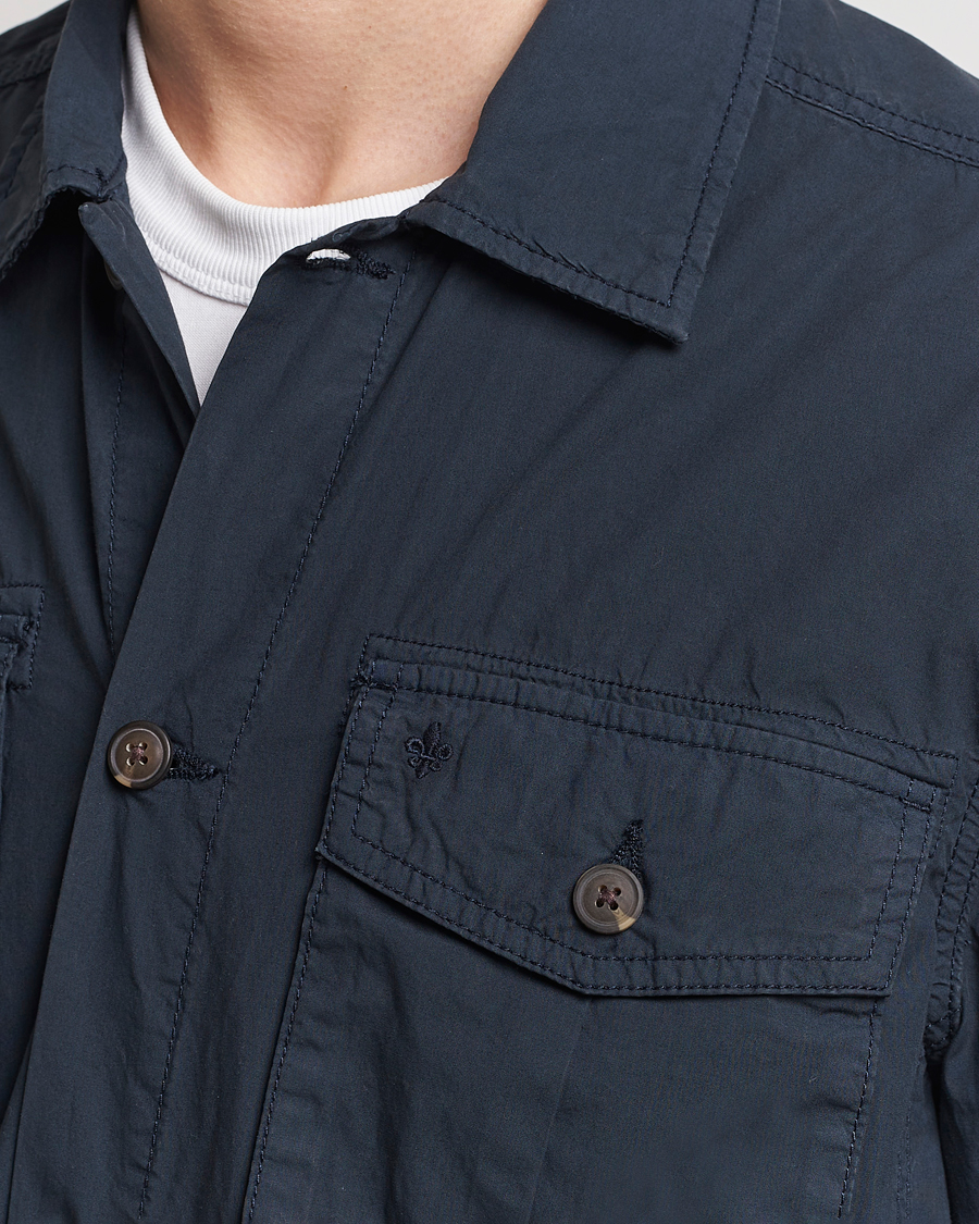 Men | Coats & Jackets | Morris | Harrison Cotton Shirt Jacket Old Blue