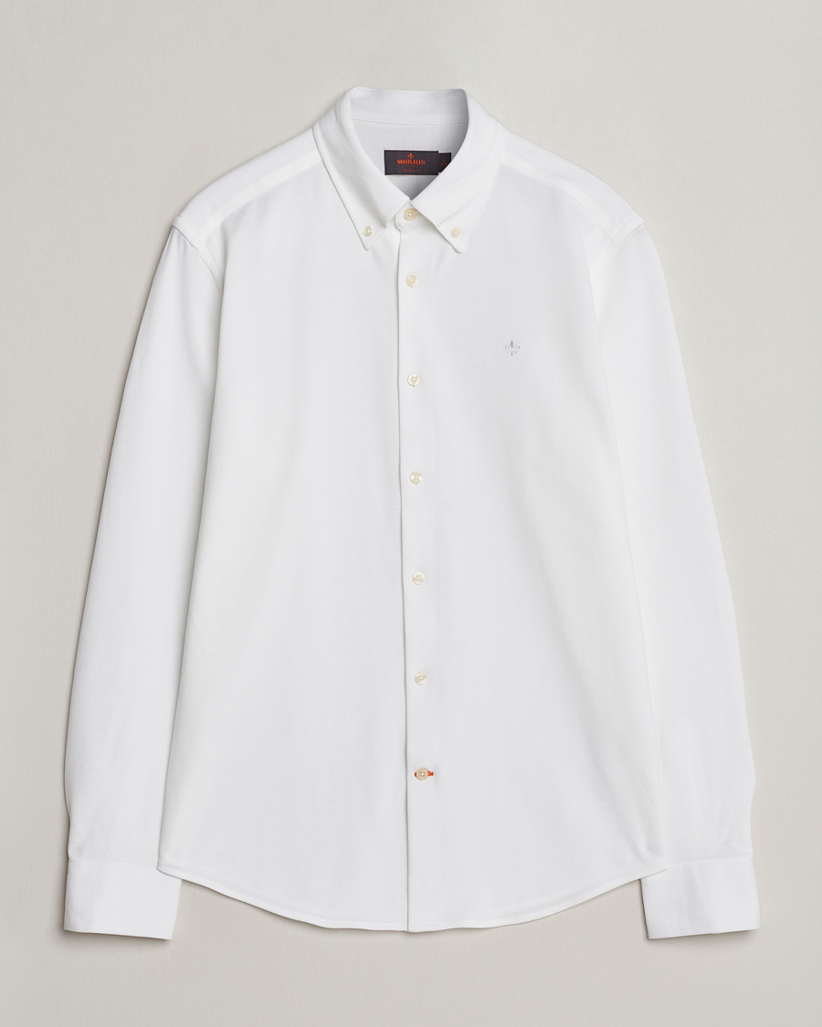 Men | Shirts | Morris | Eddie Pique Shirt White
