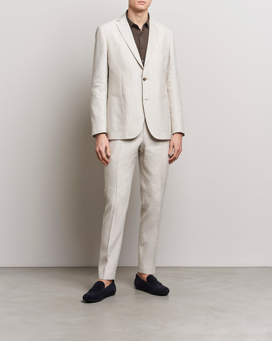 Men | Blazers | Morris | Archie Linen Blazer Khaki