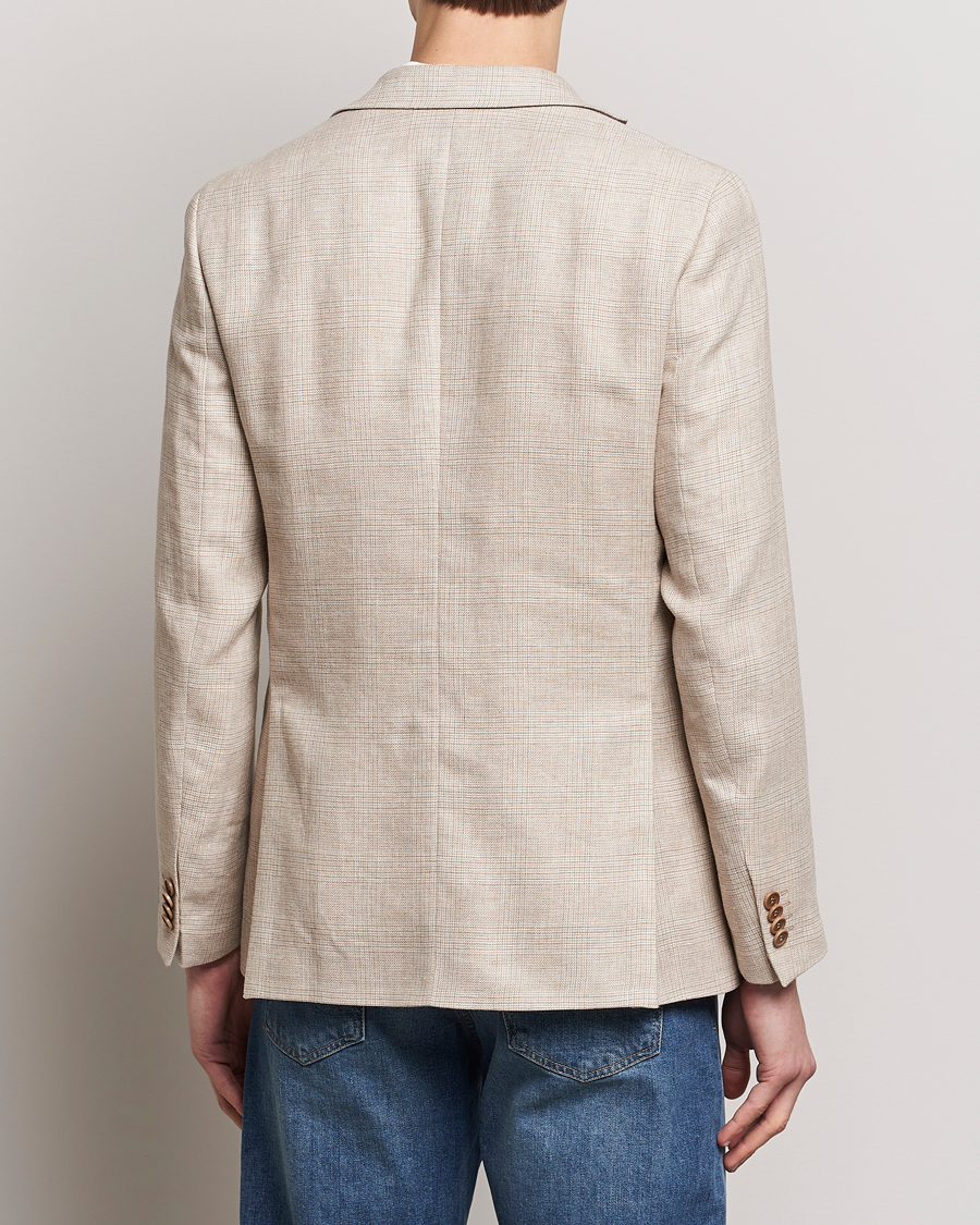 Men | Blazers | Morris | Archie Cotton Glencheck Blazer Khaki