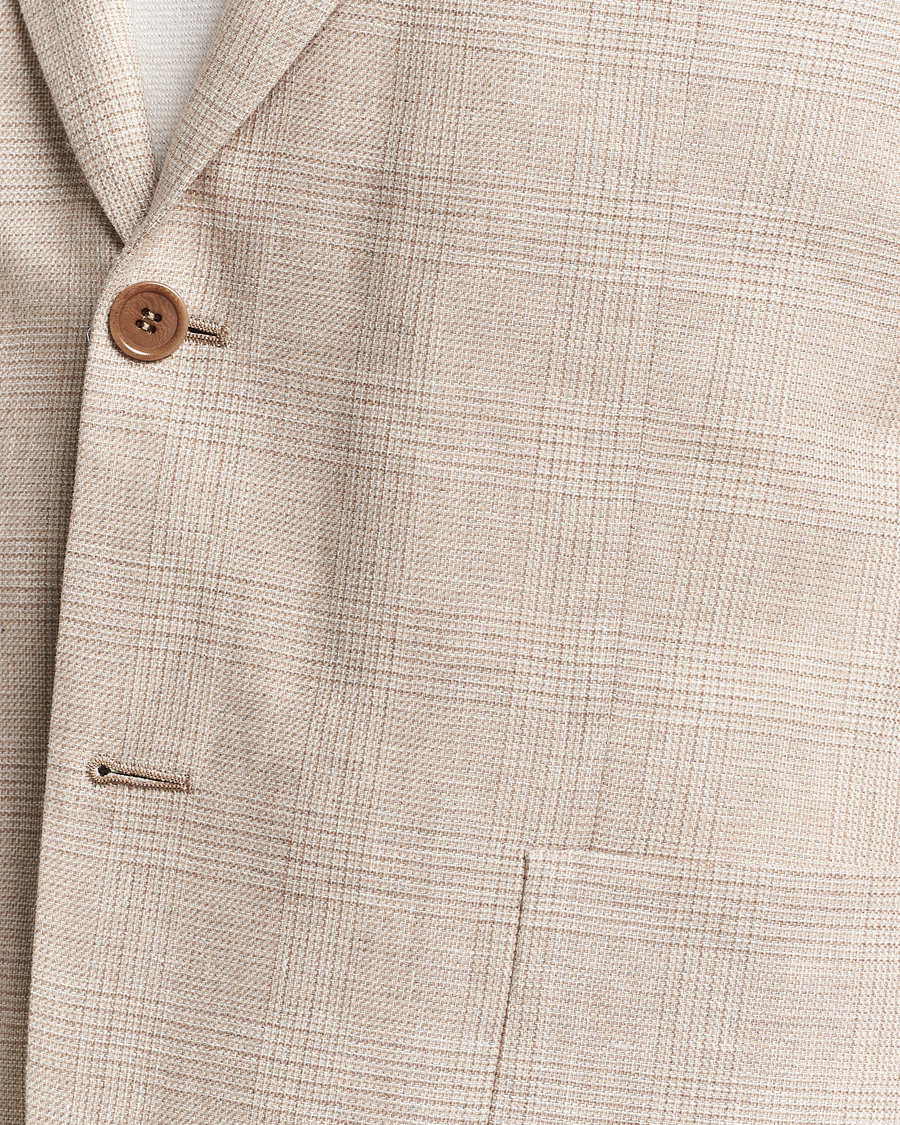 Men | Blazers | Morris | Archie Cotton Glencheck Blazer Khaki