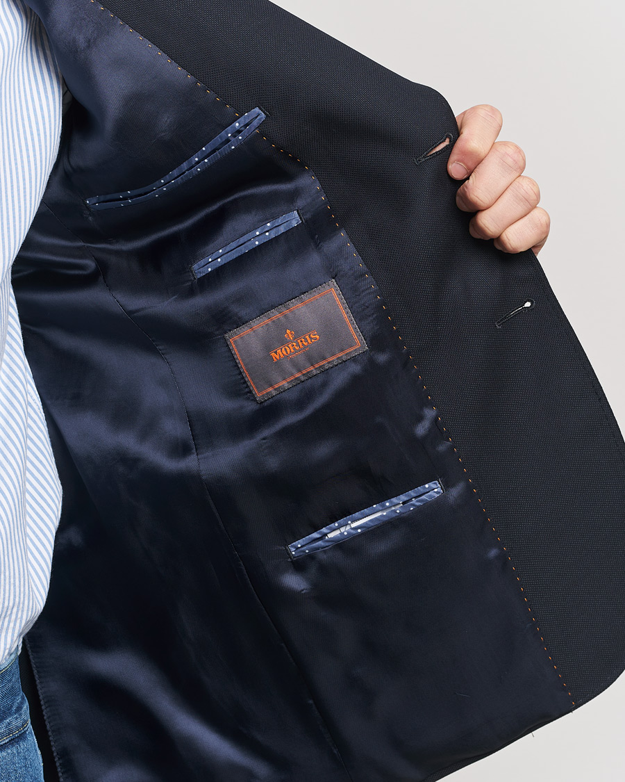 Men | Blazers | Morris | Archie Navy Light Wool Blazer Navy