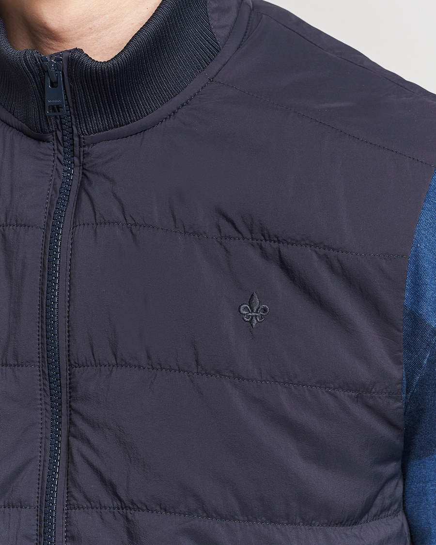 Men | Coats & Jackets | Morris | Lewis Padded Vest Old Blue