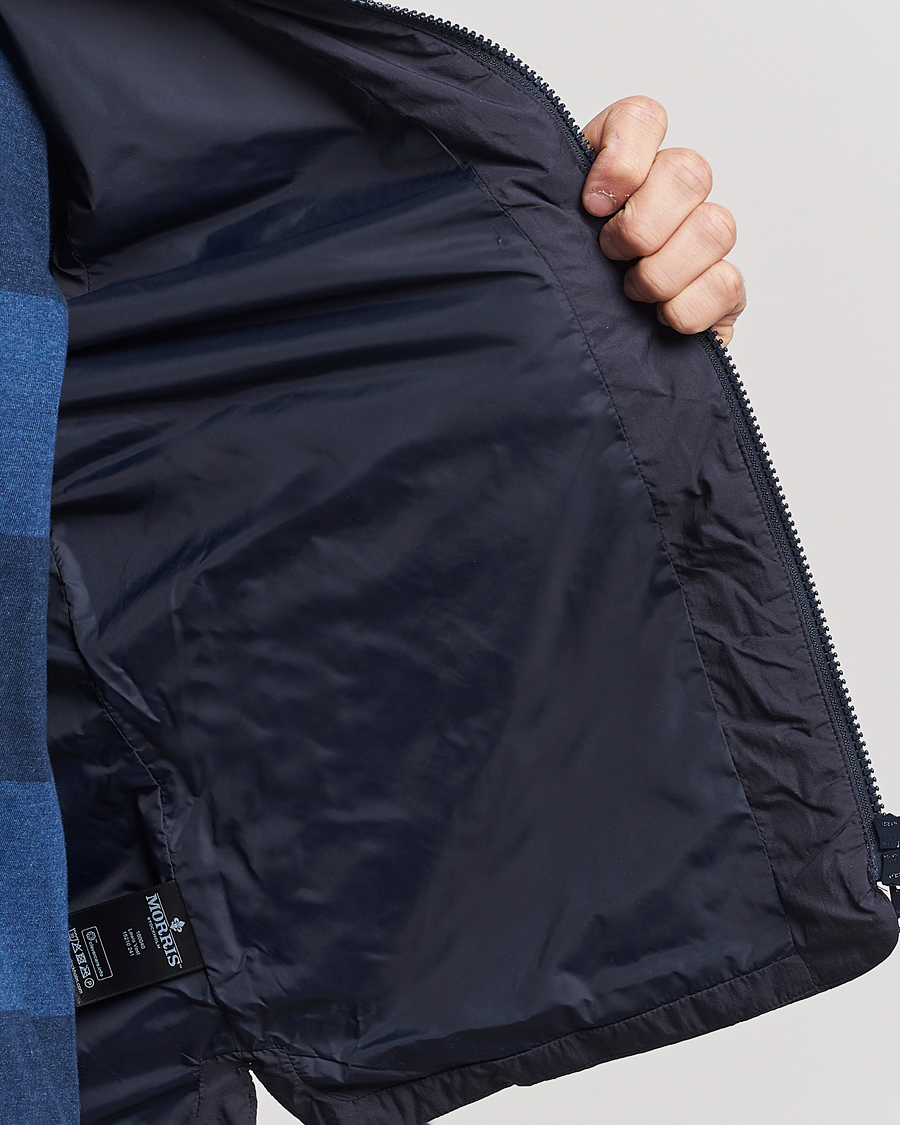 Men | Coats & Jackets | Morris | Lewis Padded Vest Old Blue