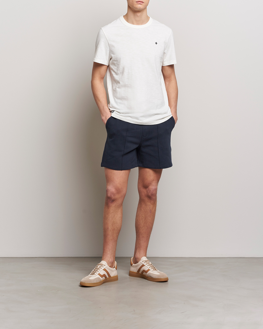 Men | T-Shirts | Morris | Watson Slub Crew Neck T-Shirt Off White