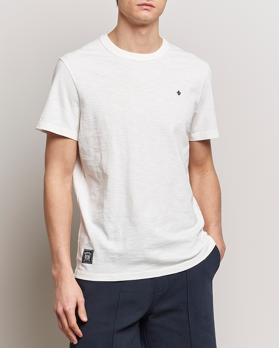 Men | T-Shirts | Morris | Watson Slub Crew Neck T-Shirt Off White