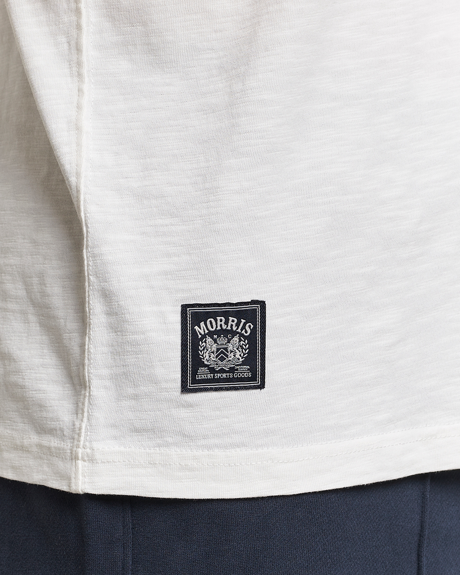 Men | T-Shirts | Morris | Watson Slub Crew Neck T-Shirt Off White