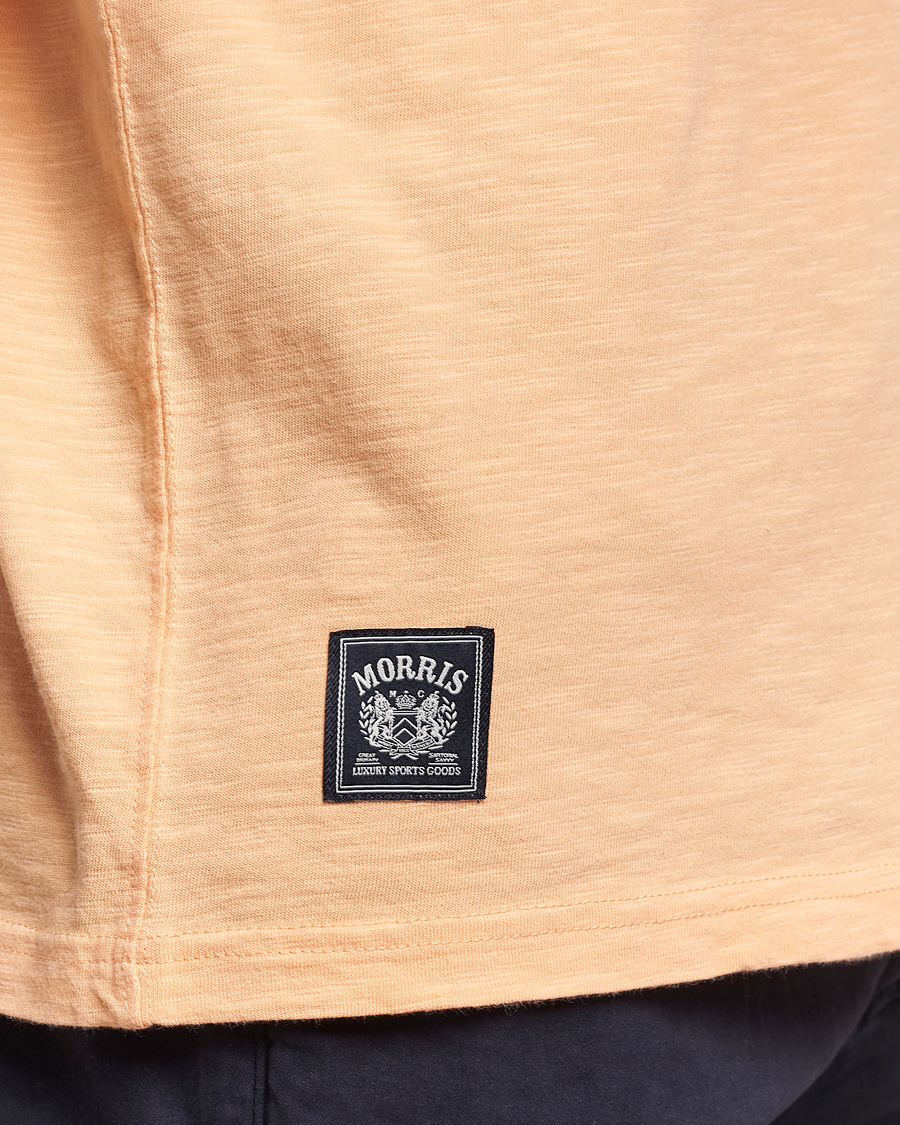 Men | T-Shirts | Morris | Watson Slub Crew Neck T-Shirt Orange