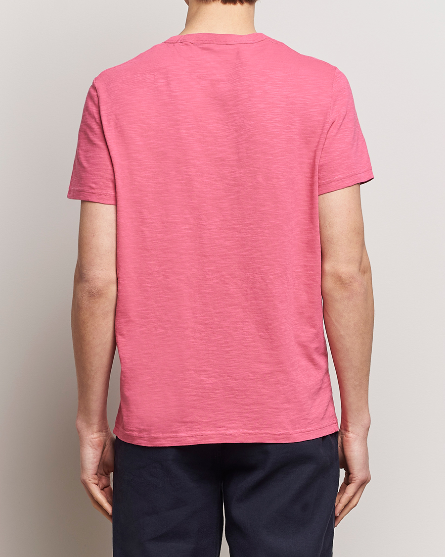 Men | T-Shirts | Morris | Watson Slub Crew Neck T-Shirt Pink