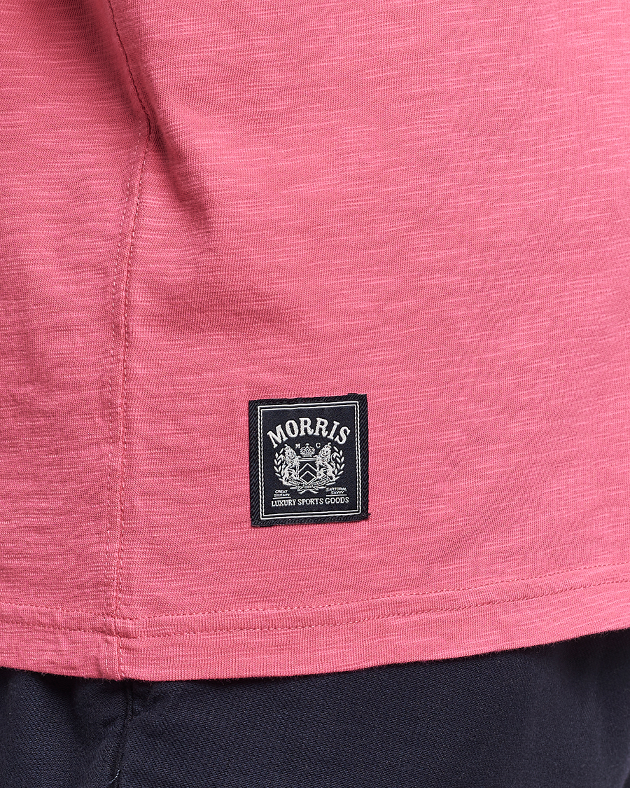 Men | T-Shirts | Morris | Watson Slub Crew Neck T-Shirt Pink