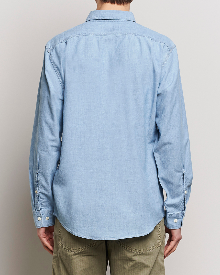 Men | Shirts | Filson | Chambray CPO Shirt Light Indigo