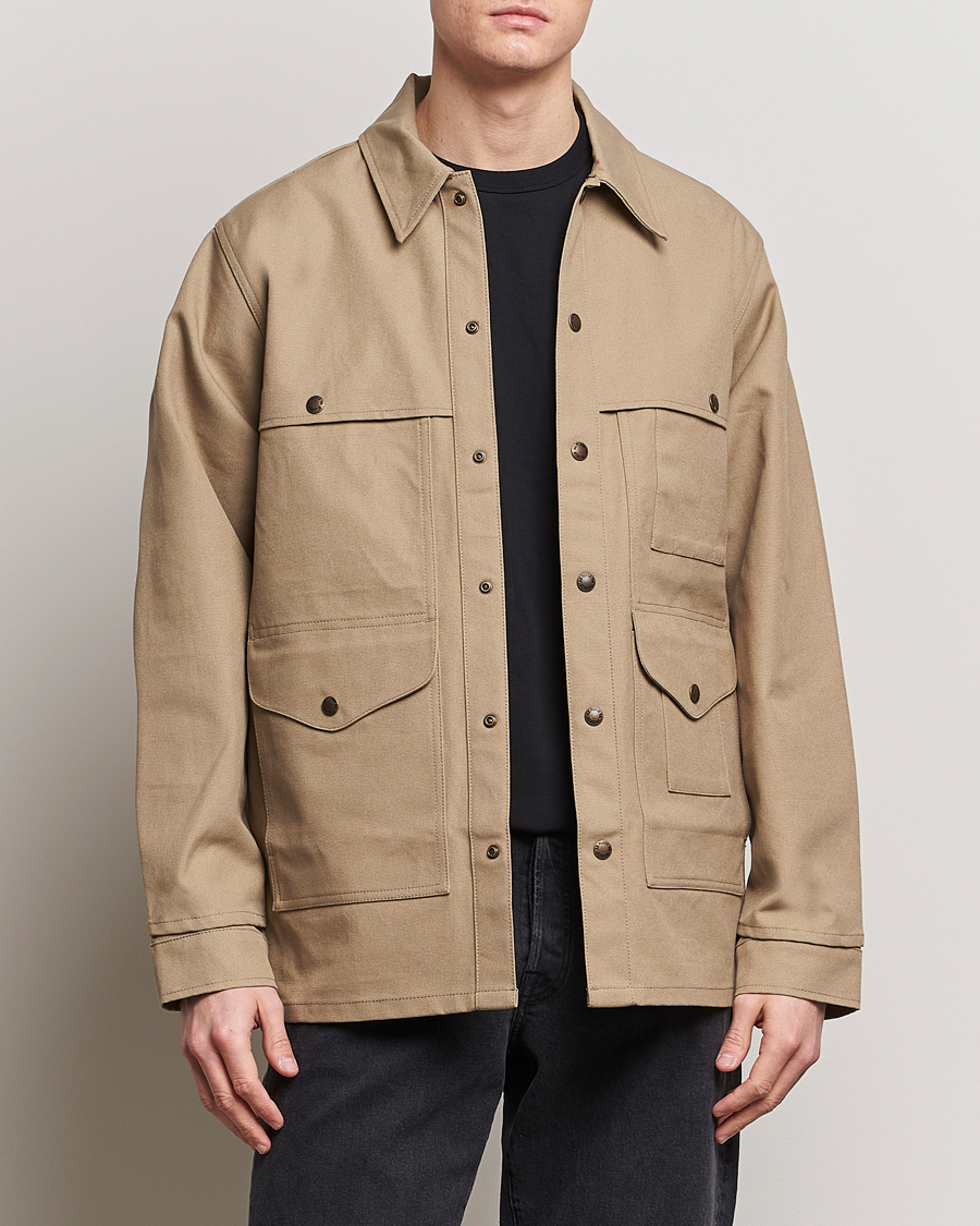 Men | Coats & Jackets | Filson | Dry Tin Cruiser Gray Khaki