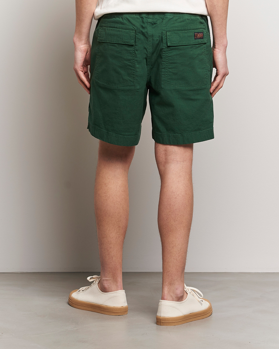 Men | Shorts | Filson | Granite Mountain Drawstring Shorts Pine Needle