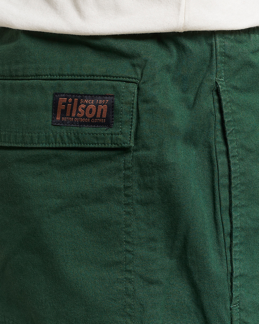 Men | Shorts | Filson | Granite Mountain Drawstring Shorts Pine Needle