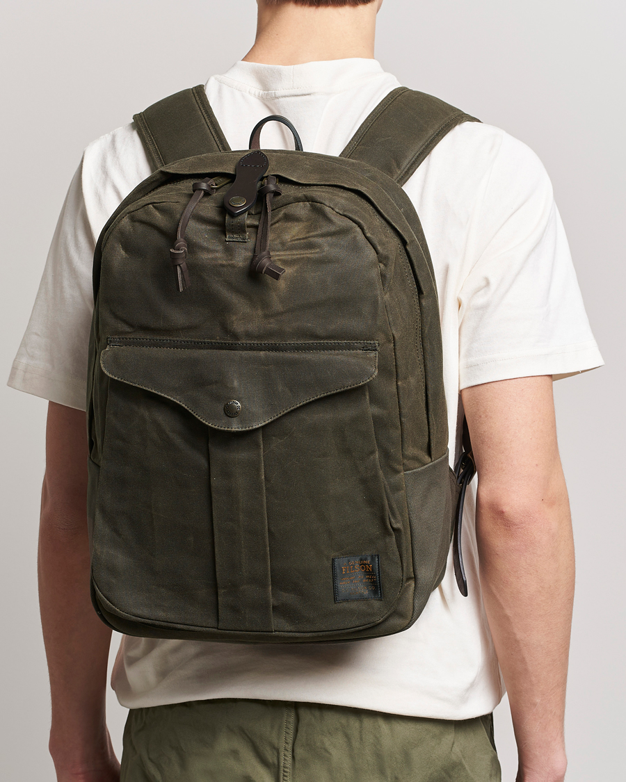 Men | Accessories | Filson | Journeyman Backpack Otter Green