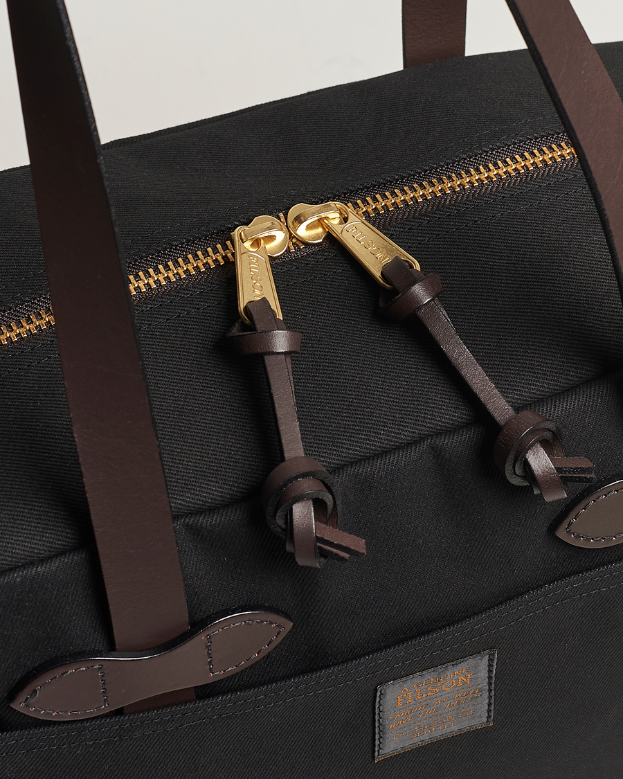 Men | Bags | Filson | Tote Bag With Zipper Black