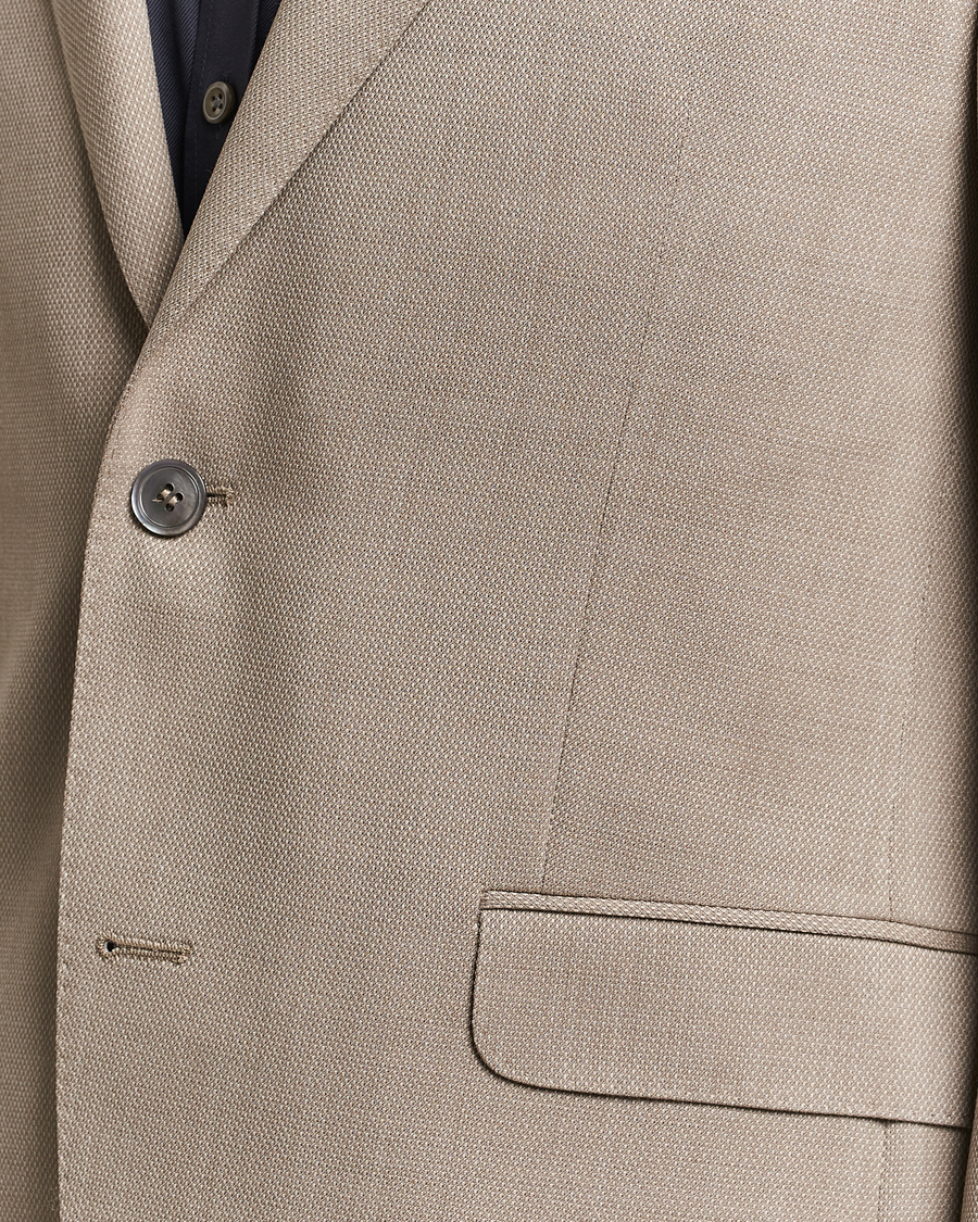 Men | Blazers | Oscar Jacobson | Fogerty Wool Blazer Beige