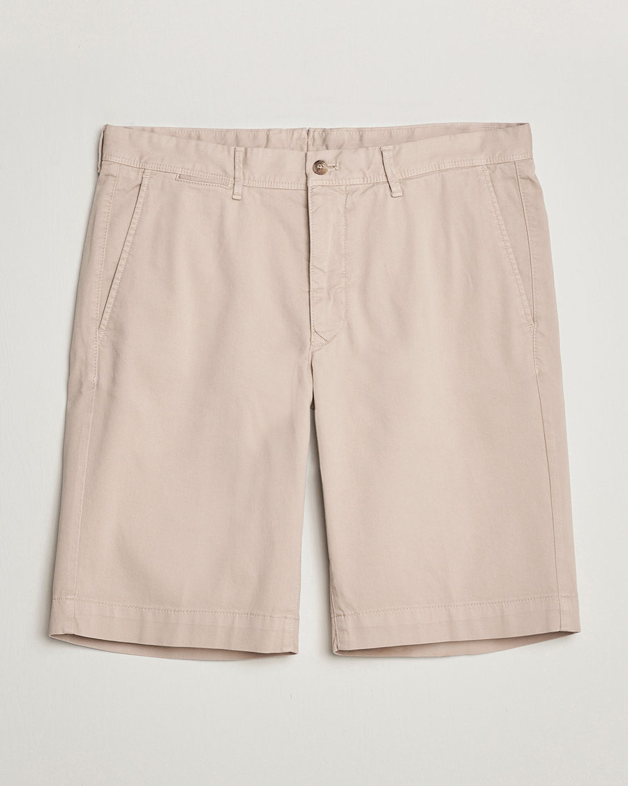 Men | Shorts | Oscar Jacobson | Teodor Cotton Shorts Beige