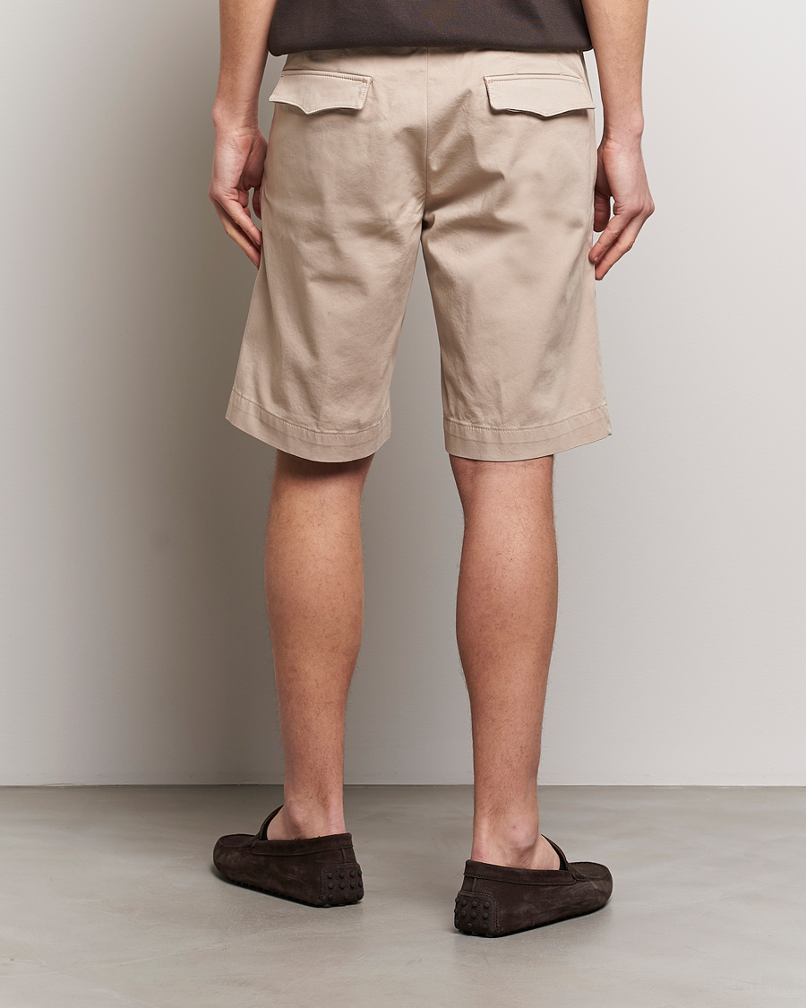 Men | Shorts | Oscar Jacobson | Teodor Cotton Shorts Beige