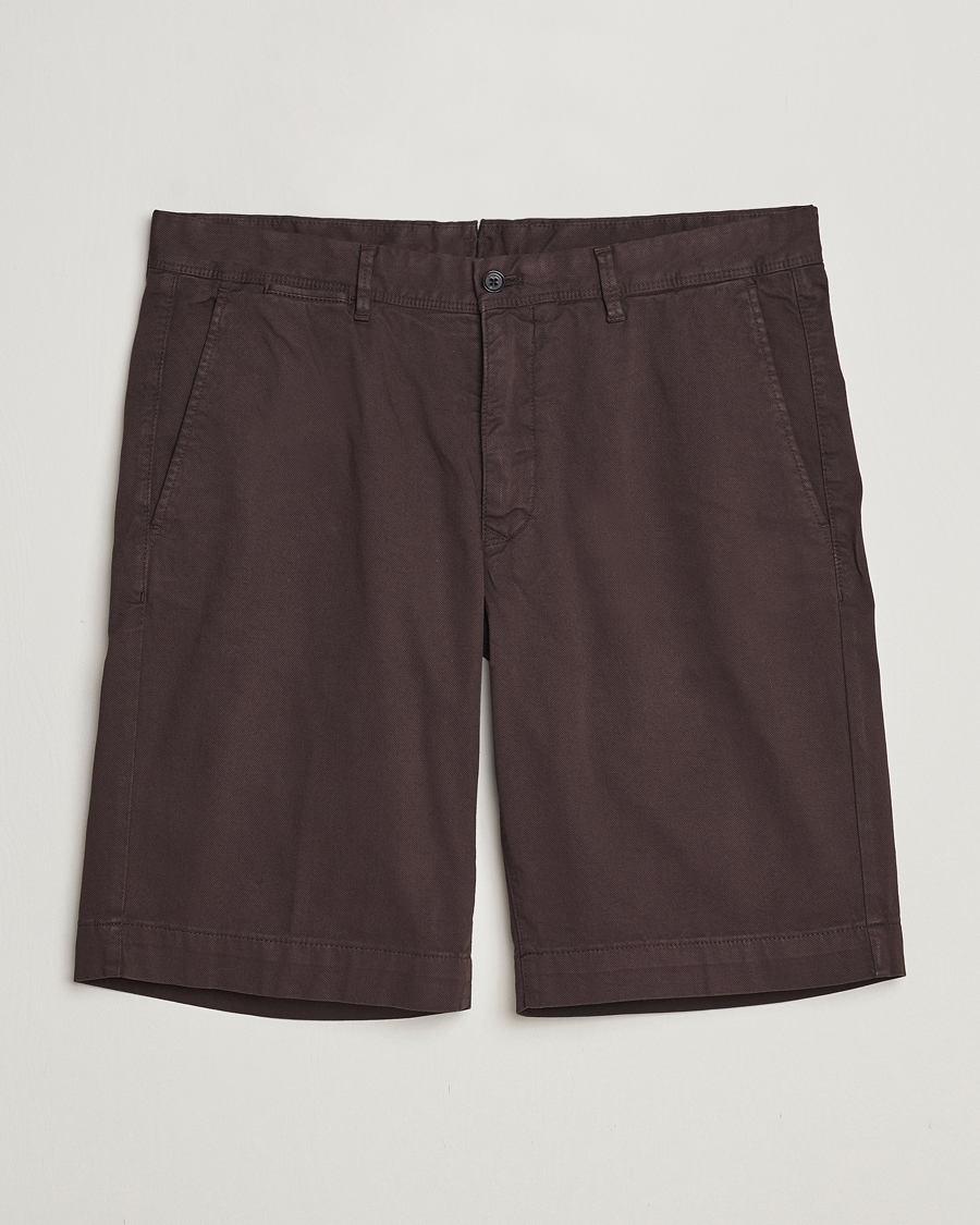 Men | Shorts | Oscar Jacobson | Teodor Cotton Shorts Brown