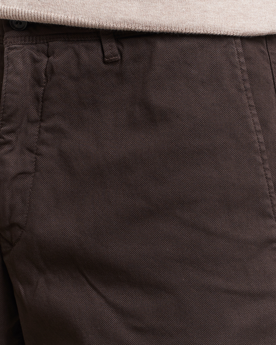 Men | Shorts | Oscar Jacobson | Teodor Cotton Shorts Brown