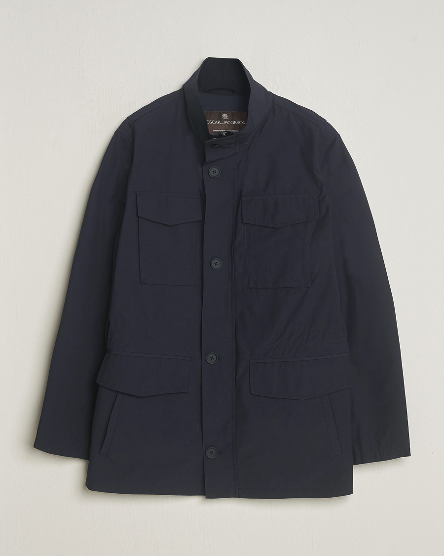 Men | Coats & Jackets | Oscar Jacobson | Smyth Field Jacket Navy