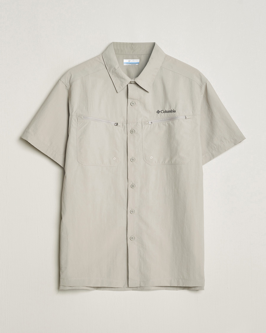 Men | Shirts | Columbia | Mountaindale Short Sleeve Outdoor Shirt Flint Grey