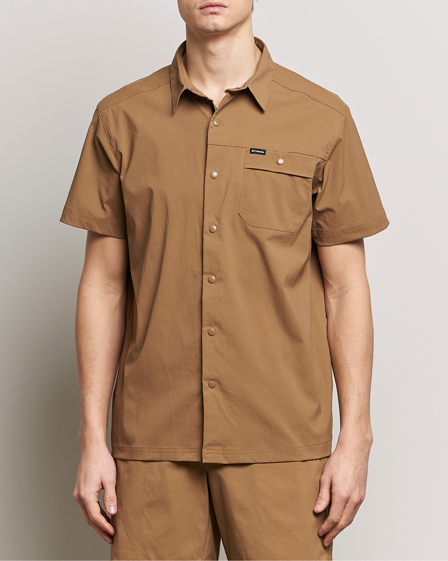 Men |  | Columbia | Landroamer Ripstop Short Sleeve Shirt Delta