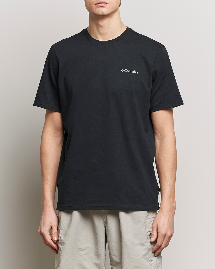 Men |  | Columbia | Explorers Canyon Back Print T-Shirt Black