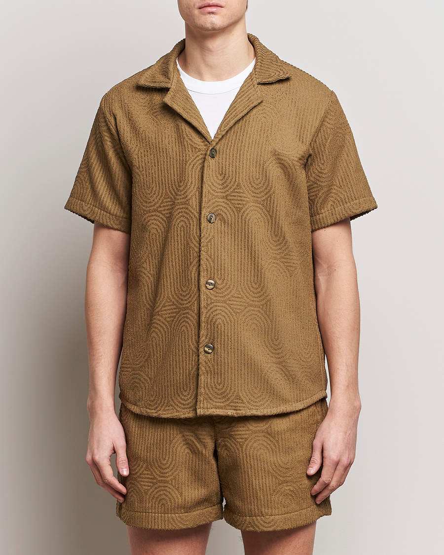 Men | The Terry Collection | OAS | Terry Cuba Short Sleeve Shirt Zabyrinth