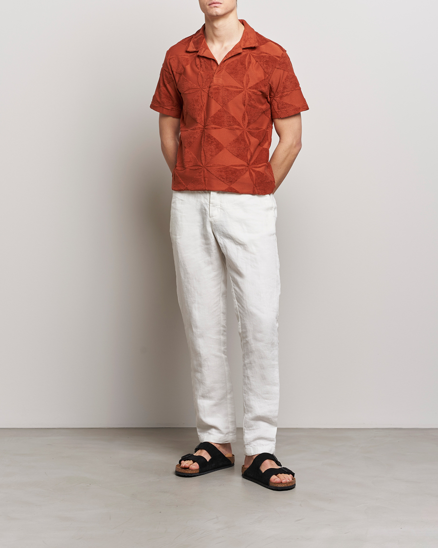 Men | Polo Shirts | OAS | Short Sleeve Terry Polo Plateau