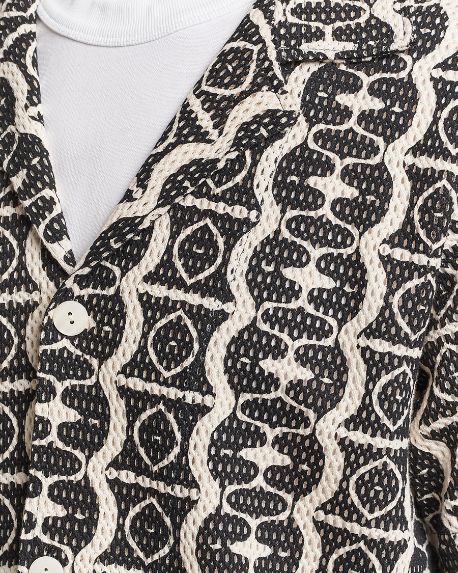 Men | Shirts | OAS | Short Sleeve Cuba Net Shirt Hypnotise