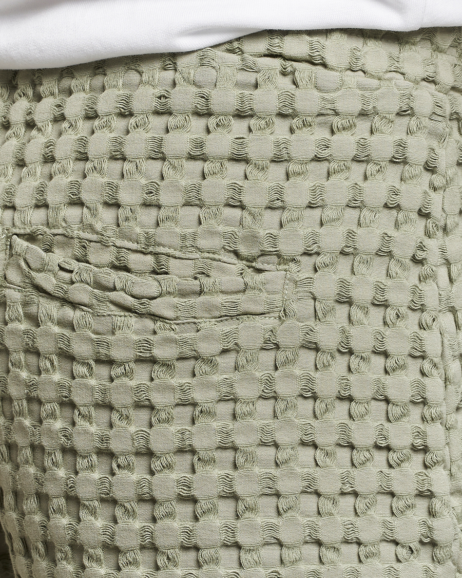 Men | Shorts | OAS | Porto Waffle Shorts Dusty Green