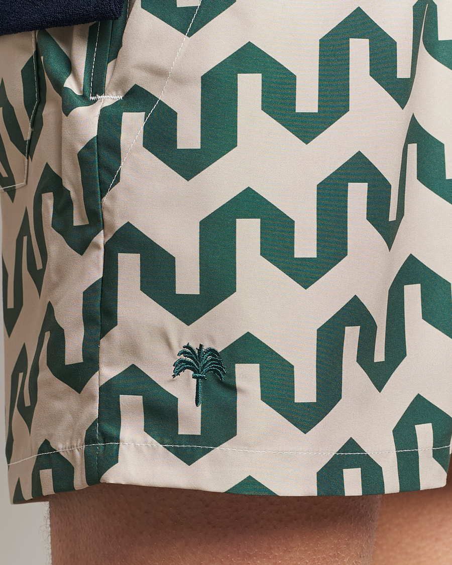 Men | Swimwear | OAS | Printed Swimshorts Atlas