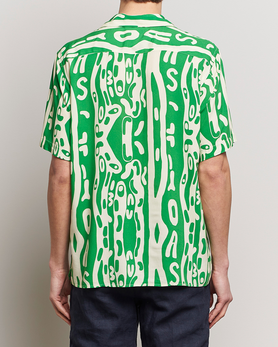 Men | Shirts | OAS | Viscose Resort Short Sleeve Shirt Verdant
