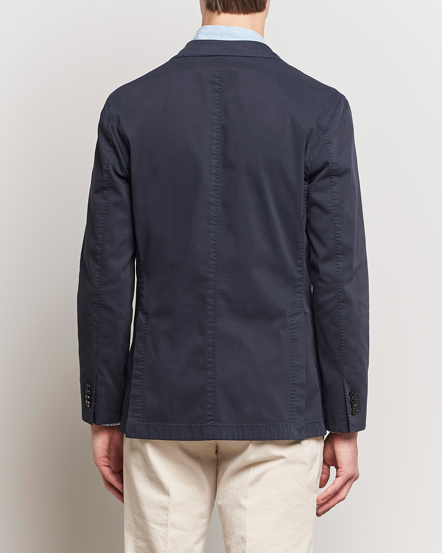 Men | Blazers | Boglioli | K Jacket Cotton Stretch Blazer Navy