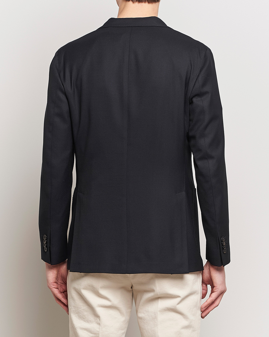 Men | Blazers | Boglioli | K Jacket Wool Hopsack Blazer Black