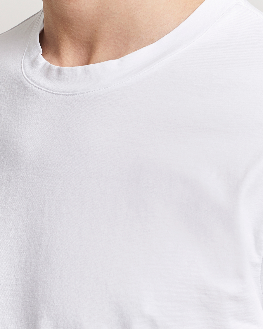 Men | T-Shirts | Boglioli | Garment Dyed T-Shirt White