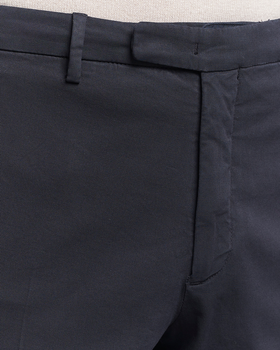 Men | Trousers | Boglioli | Cotton Stretch Chinos Navy