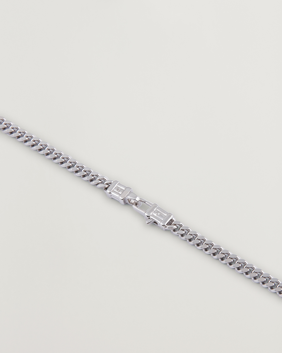 Men | Tom Wood Dean Chain Necklace Silver | Tom Wood | Dean Chain Necklace Silver