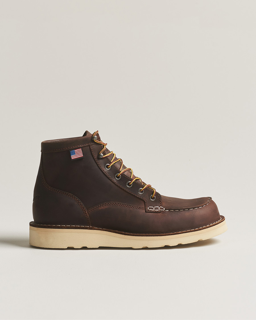 Men | Boots | Danner | Bull Run Leather Moc Toe Boot Brown