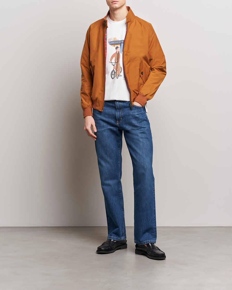 Baracuta G9 Original Harrington Jacket Pumpkin Spice at CareOfCarl.com