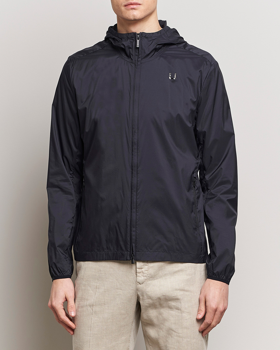 Men | Coats & Jackets | UBR | Emperor Lightweight Hooded Jacket Navy