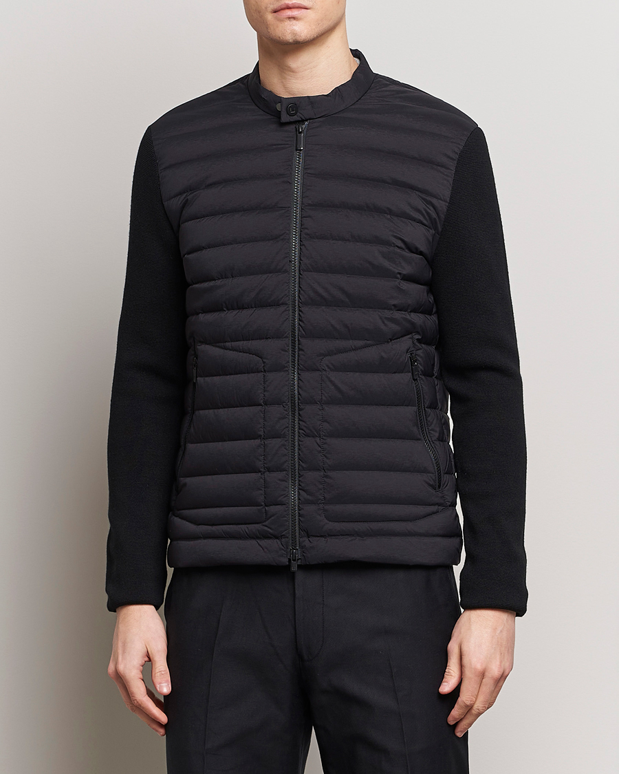 Men |  | UBR | Super Sonic Savile Wool Hybrid Jacket Black Wool