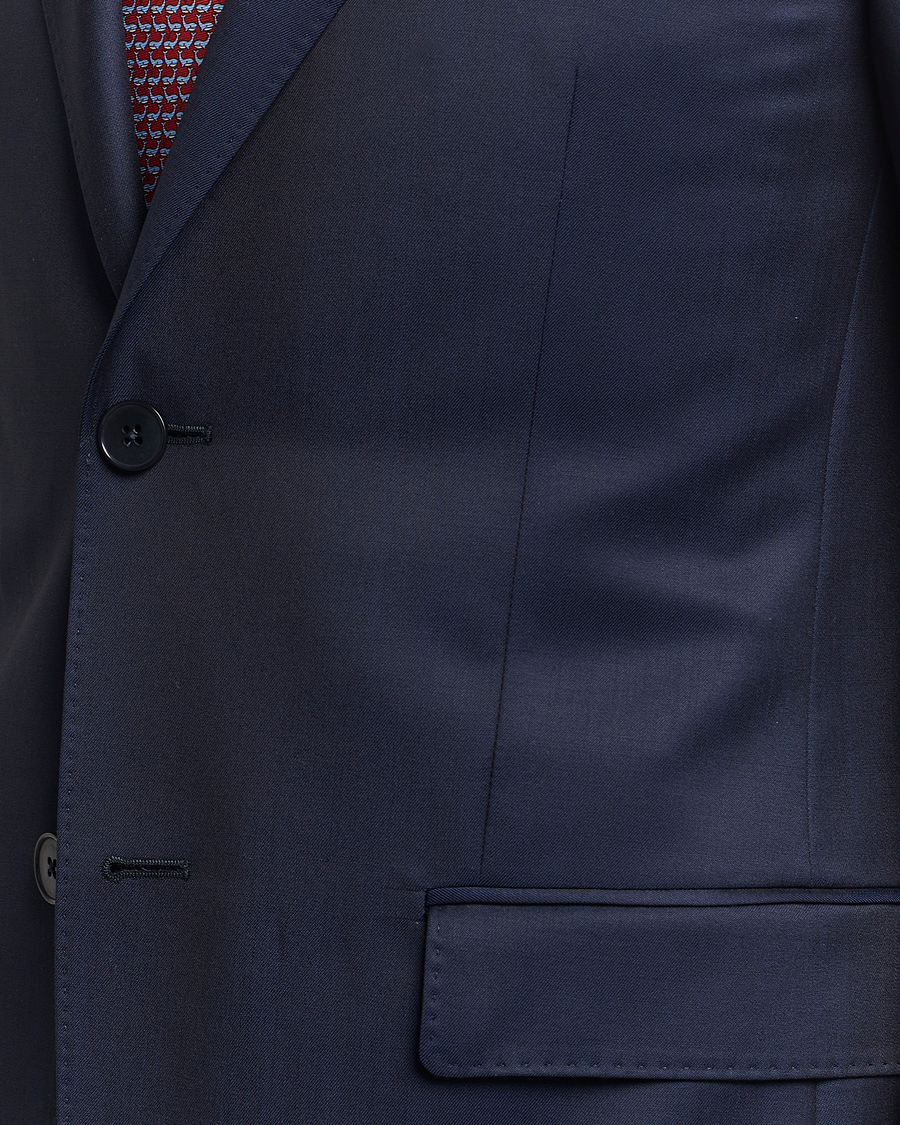 Men | Suits | Zegna | Tailored Wool Suit Navy