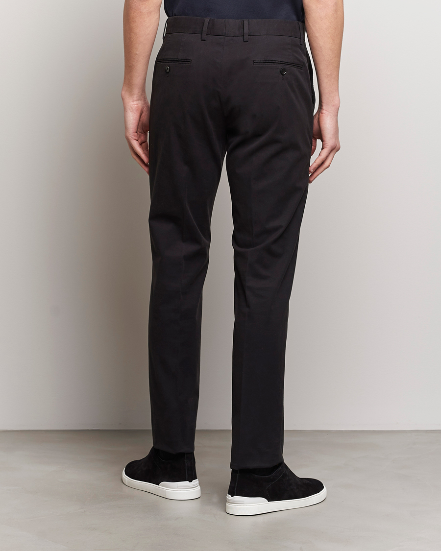 Men | Trousers | Zegna | Premium Cotton Chinos Black