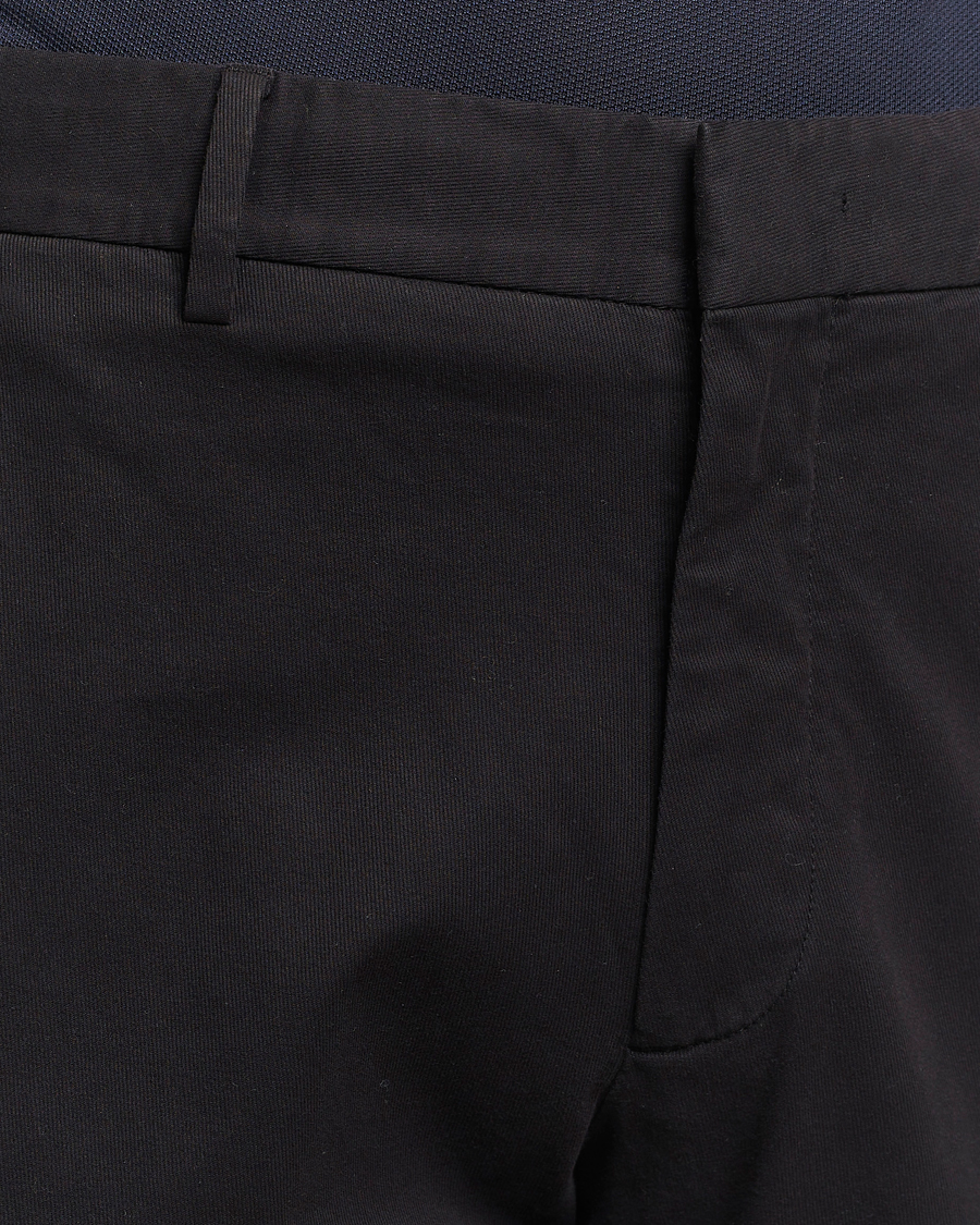 Men | Trousers | Zegna | Premium Cotton Chinos Black