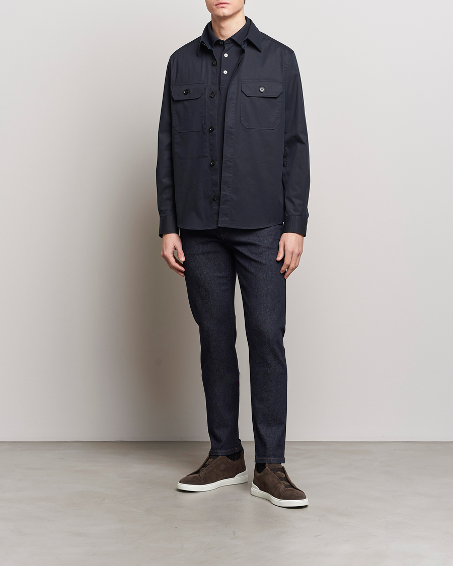 Men | Jeans | Zegna | Slim Fit 5-Pocket Jeans Dark Indigo